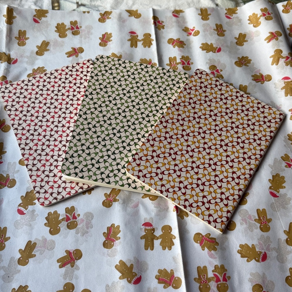 Coach Multicolor Patterned Notebook Trio - Picture 8 of 16
